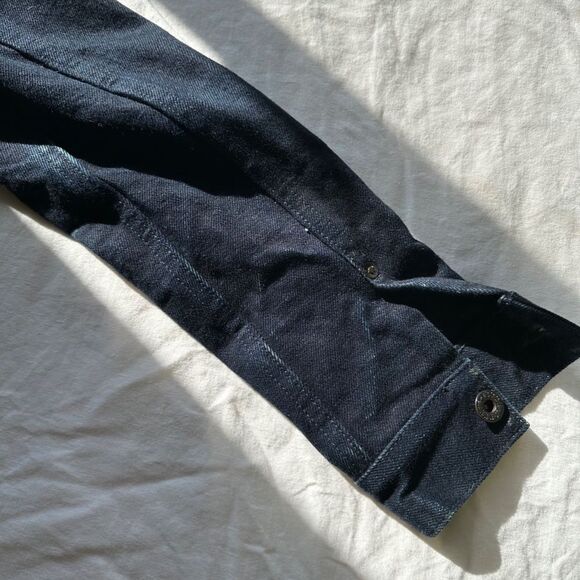 ONI Denim Denim Jacket Type II Double Indigo Overdyed Trucker Men’s Size 36 - Picture 3 of 13